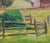 1980s George Holloway Red Barn Landscape Oil, 1983 For Sale - Image 5 of 9