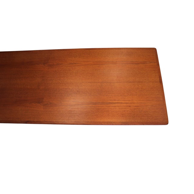Wood Teak Coffee Table with Drawers by Johannes Andersen for CFC Silkeborg, 1960s For Sale - Image 7 of 18