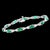 11 Carat Natural Emerald & Diamond Cocktail Tennis Bracelet 14 Karat White Gold For Sale - Image 18 of 18