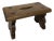 Rustic Wooden Stool with Handle, 1962 For Sale