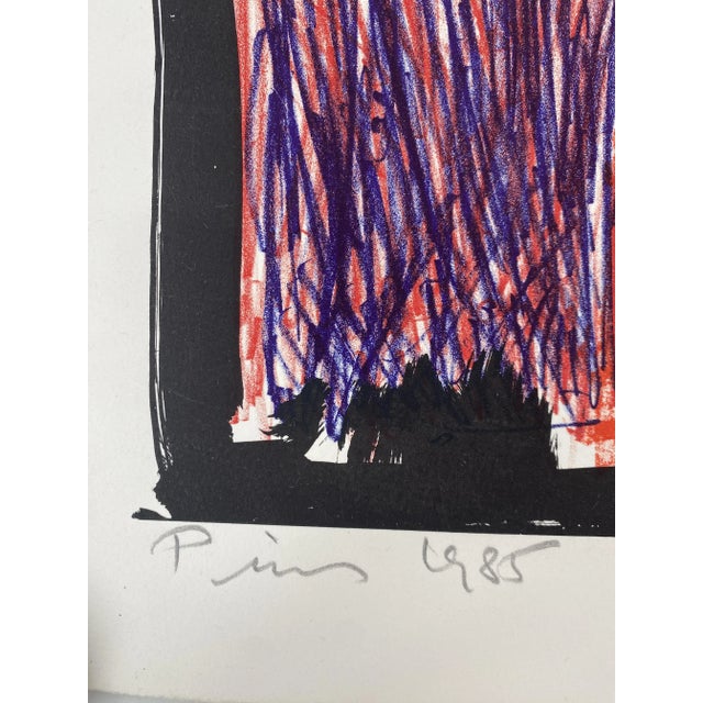 A print * by the German-Israeli painter Jacob Pins (1917-2005), who became famous in particular for his woodcuts and...