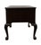 Hekman Furniture Solid Mahogany Traditional Chippendale Style 58" Writing Desk W. Tooled Leather Top For Sale - Image 12 of 12