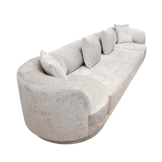 Modern Pasargad Home Amalfi Sectional 4 Pieces Sofa Set, Beige For Sale - Image 3 of 10