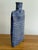 Late 20th Century Vintage Blue Pottery Folk Art Vase For Sale - Image 5 of 9