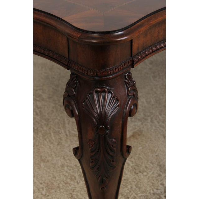 Henredon Georgian Style Mahogany Dining Room Table For Sale - Image 11 of 18