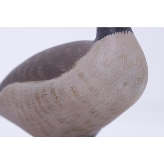 William Porterfield Carved Wood Canadian Goose For Sale - Image 12 of 15