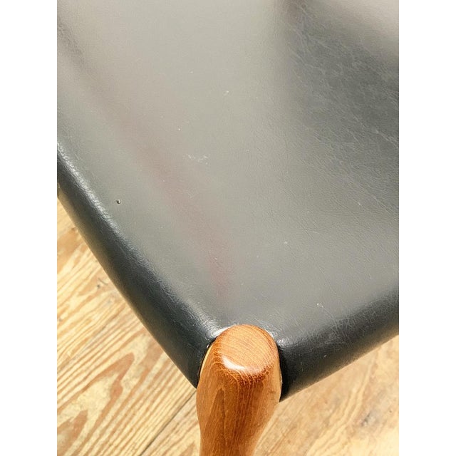 Black Model 83 Chairs in Teak by Niels O. Møller for J.L. Møllers, 1950s, Set of 8 For Sale - Image 8 of 16