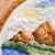 Golden Hour Peaks & Lavender Field - Hand-Embroidered Wall Art For Sale - Image 12 of 14