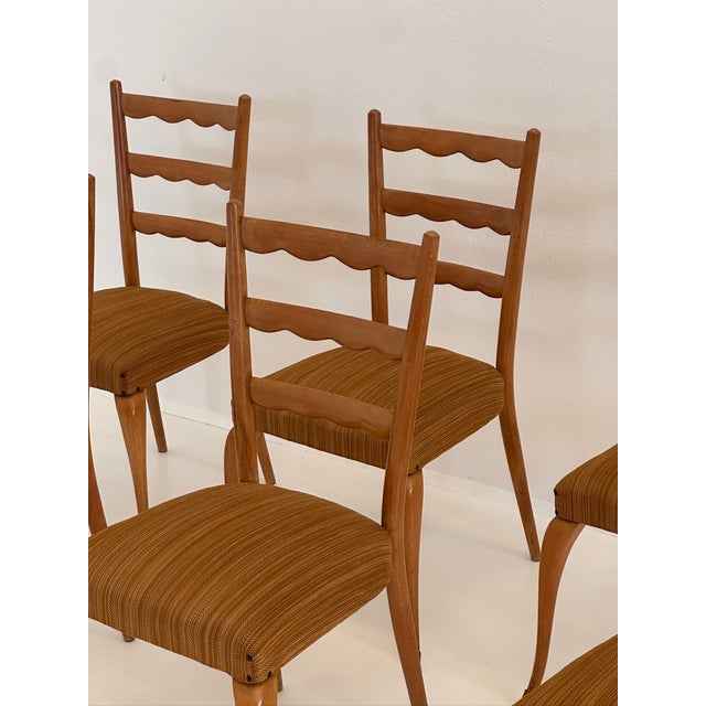 Dining Chairs in the style of Buffa, 1950s, Set of 6 For Sale - Image 16 of 18