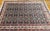 Vintage Persian Tabriz Afshan Rug, Hand-Knotted Wool, Allover Caucasian Shirvan Pattern, Navy & Ivory, 7x10 For Sale - Image 4 of 18