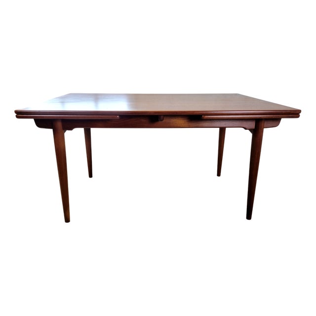 Danish Teak AT 312 Dining Table by Hans Wegner for Andreas Tuck, 1960s For Sale