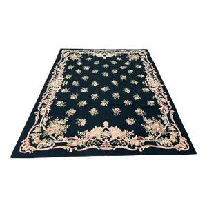 Handwoven Chinese Needlepoint French Style Rug 8'0" X 10'0"