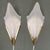 Art Deco Style Triangle Glass Brass Wall Lights Sconces, Sweden, 1980s, Set of 2 For Sale - Image 3 of 14