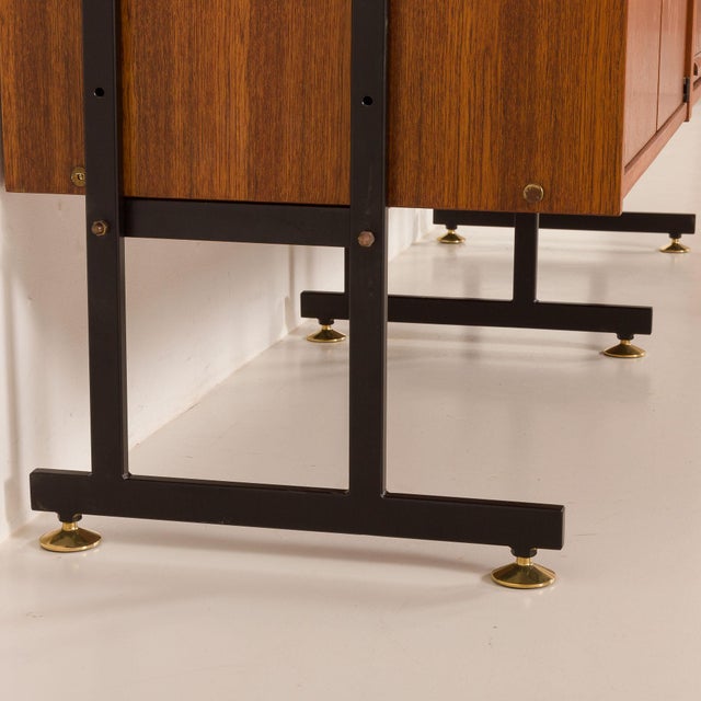 Italian Vintage Free Standing Wall Unit by IMB, 1970s For Sale - Image 13 of 18