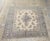 Traditional Vintage Mid-20th Century Persian Kerman Rug – Ivory & Dusty Blue – 9’3” X 13’ For Sale - Image 3 of 8