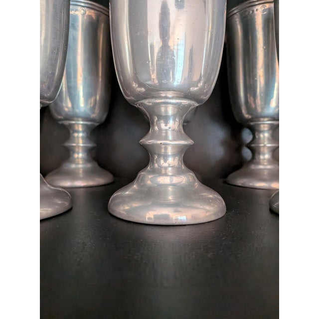 Vintage Wine / Water Goblets RWP Armetale - Set of 14 For Sale - Image 4 of 6