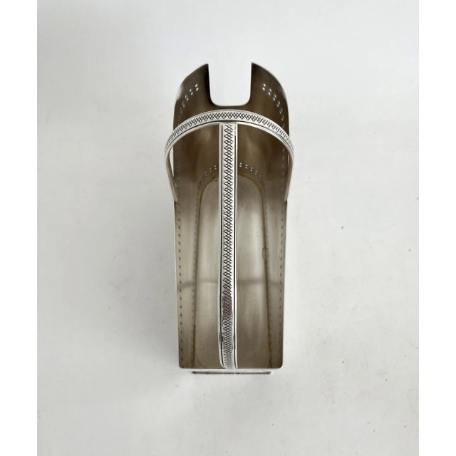 1950s English Barker Ellis Silver Wine Server For Sale - Image 5 of 6