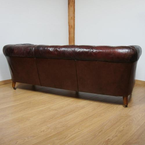 Victorian Leather Chesterfield Sofa For Sale - Image 12 of 16