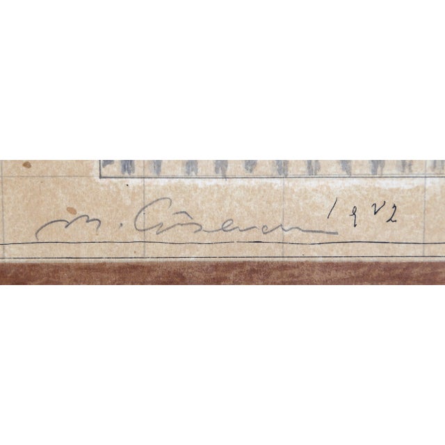 Pink Onions by Michael Eisemann, Israeli (1943) Date: 1982 Mixed Media, watercolor and pastel on paper, signed, dated, and...