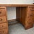 Vintage Wooden Brown Desk For Sale - Image 3 of 8