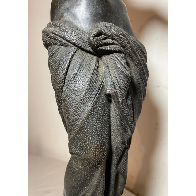 Large Antique Early 19th Century Nude Venus From Capoue Bronze Statue Sculpture For Sale - Image 9 of 18