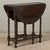 19th Century English Oak Gateleg Drop Leaf Occasional Table For Sale - Image 9 of 18
