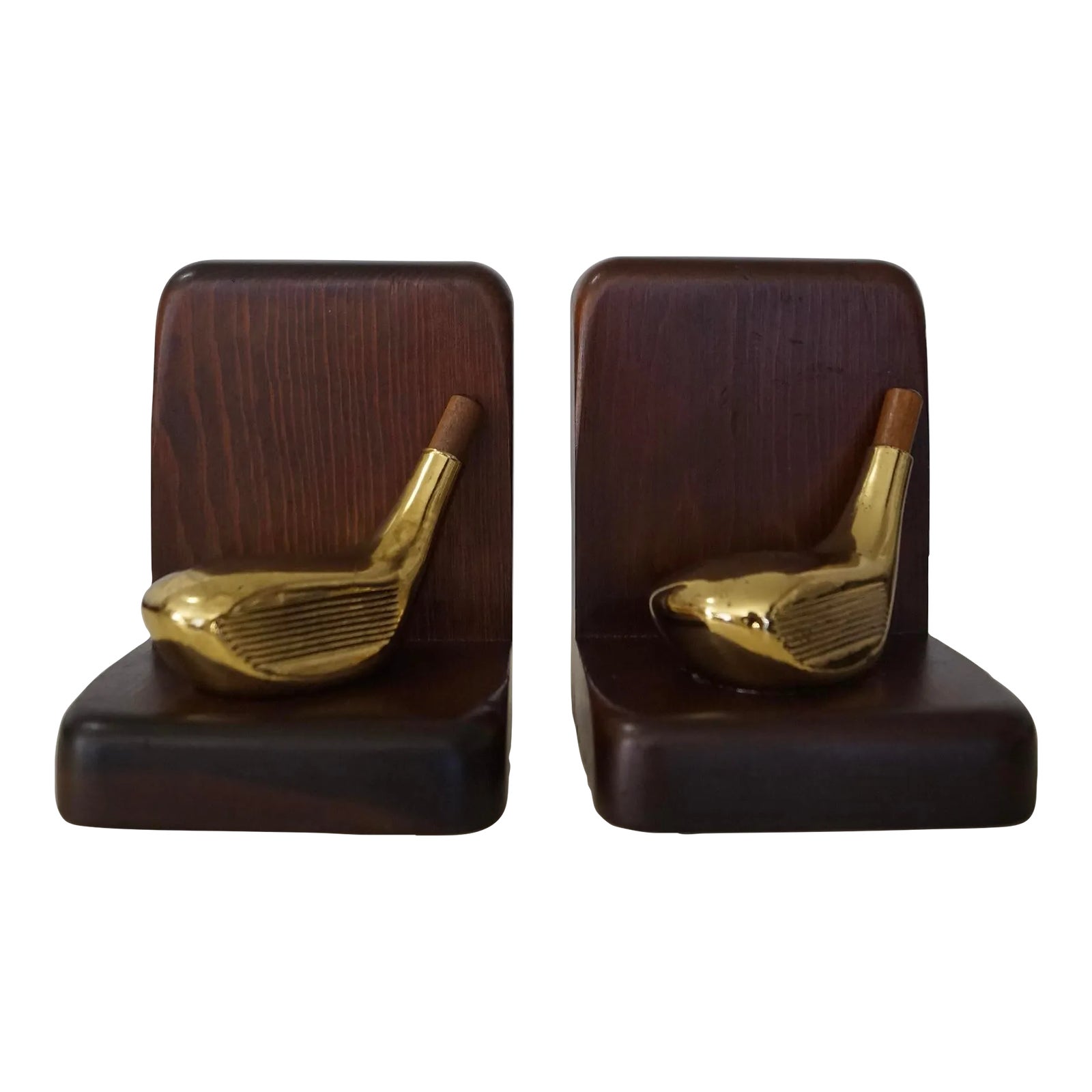 1960's Mid-Century Modern Bookends - a Pair | Chairish