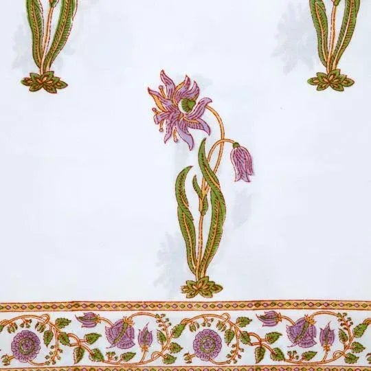 Drawing upon European influences, the Florence design showcases a graceful flower motif in lilac and green, beautifully...