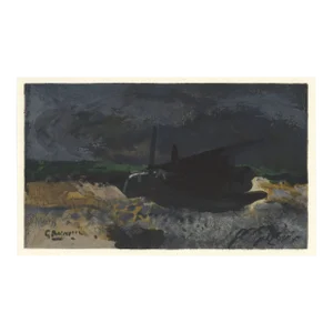 1959 Braque Lithograph Varengeville Sur Les Galets
