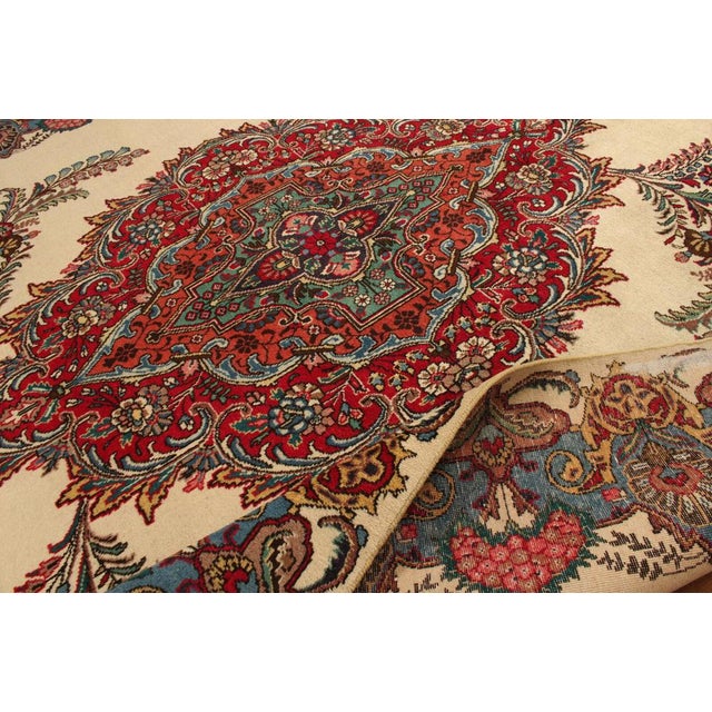 Textile Large Middle Eastern Hand-Knotted Rug For Sale - Image 7 of 11