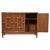 Renzo Rutili Renzo Rutili Style Fretwork 40 Inch Credenza Tv Stand Console Record Cabinet For Sale - Image 4 of 12