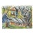 1955 Marianna Van Rossen Hoogendyk Shacks Watercolor For Sale