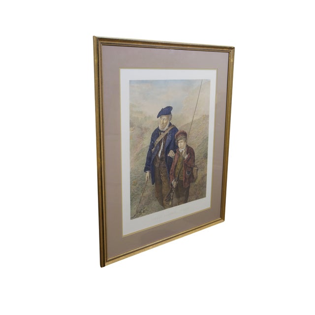 #49898 Antique hand-colored engraving titled Steady, Johnnie - Steady, by William Wellstood after an original painting by...