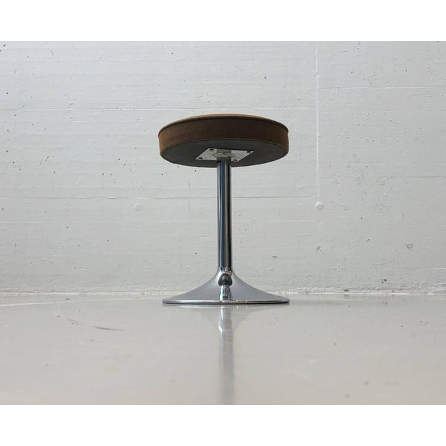 Vitra Vintage Tulip Stool in Brown by Vitra, 1970s For Sale - Image 4 of 16