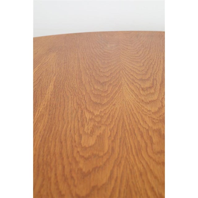Mid-Century Modern Round Danish Oak Dining Table by Villy Schou Andersen, 1970s For Sale - Image 3 of 14