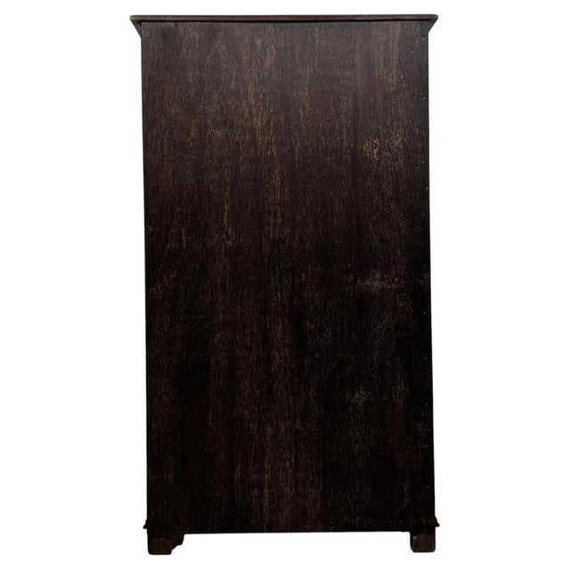 Antique Early 20th Century English Oak Open Bookcase For Sale - Image 9 of 13