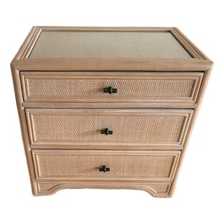 Vintage Ficks Reed Nightstand For Sale