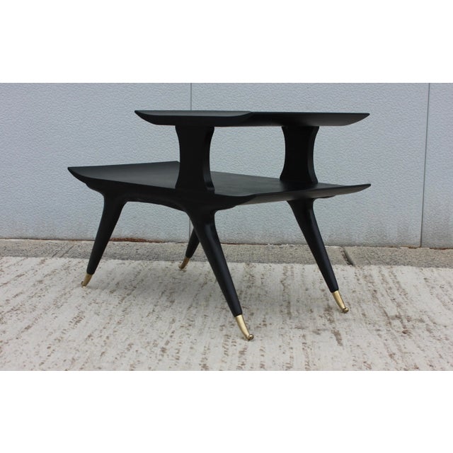 Ico & Luisa Parisi Style Sculptural Italian End Tables For Sale - Image 4 of 13