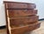 Brown Mid 20th Century Scandinavian Bow Front Walnut Chest of Drawers For Sale - Image 8 of 16