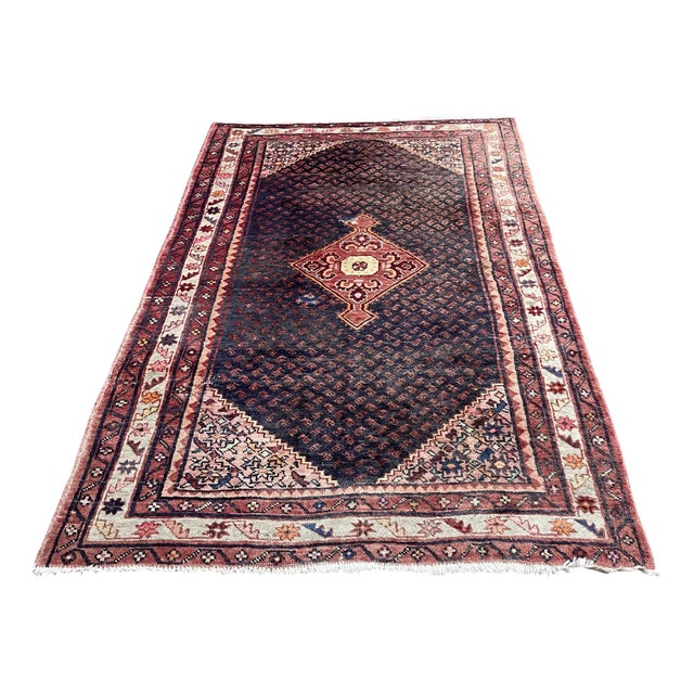 Middle Eastern Handmade Wool Rug For Sale