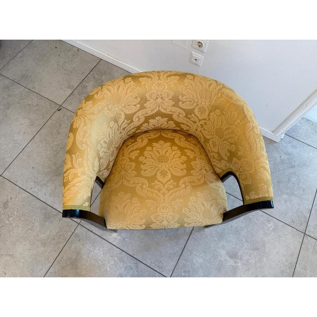 Art Nouveau Upholstered Armchair For Sale - Image 9 of 12