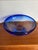 Glass Signed Göran Wärff Kosta Boda Cobalt Blue & Ruby Art Glass Centerpiece Bowl For Sale - Image 7 of 12