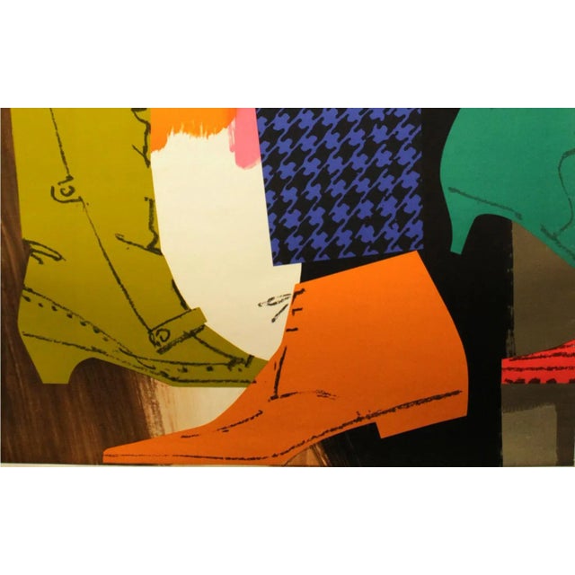 Date: 1964 Size: 36 x 50 inches Artist: Donald Brun About the poster: The 1964 Swiss advertisement poster for Bata Shoes...