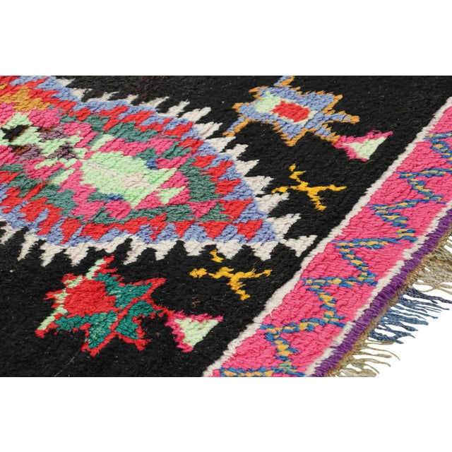 Vintage Moroccan Rug With Colorful Medallions and Patterns, From Rug & Kilim For Sale In New York - Image 6 of 7