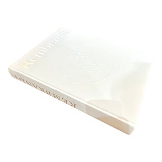 Late 20th Century Large Size Rembrandt Hard Back Coffee Table Art Book For Sale