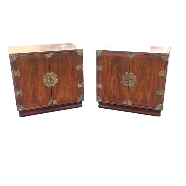 Stunning 105” Vintage Campaign Chinoiserie Credenza by Henredon For Sale In Philadelphia - Image 6 of 8