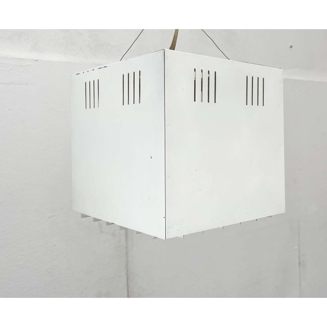 Mid-Century Modern Minimalist Cube Flush Mount, Finland, 1960s For Sale - Image 4 of 18