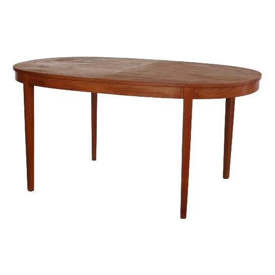 Vintage Swedish Extendable Dining Table, 1960s For Sale