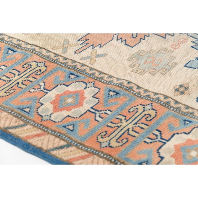 Mid 20th Century Handknotted Wool Area Carpet For Sale - Image 6 of 9