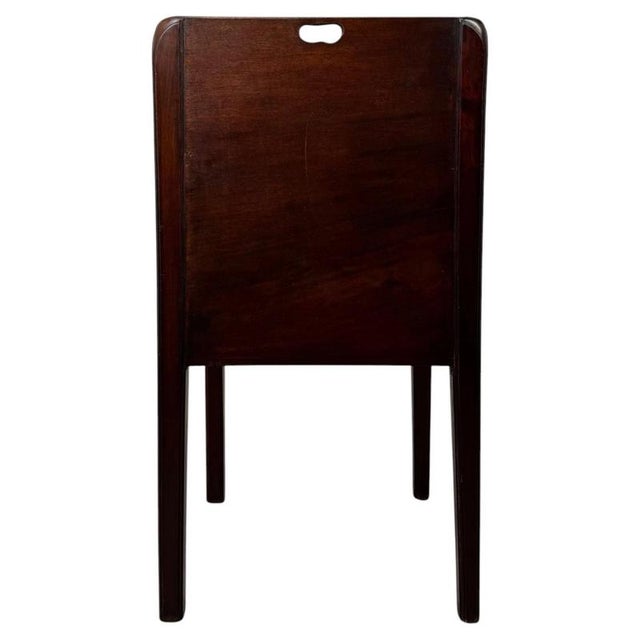 18th Century English Mahogany Cabinet with Sliding Door For Sale - Image 9 of 12